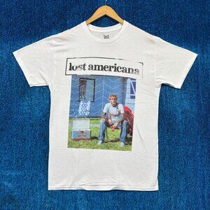 Machine Gun Kelly Lost Americana Album Rock White T-Shirt Size Medium